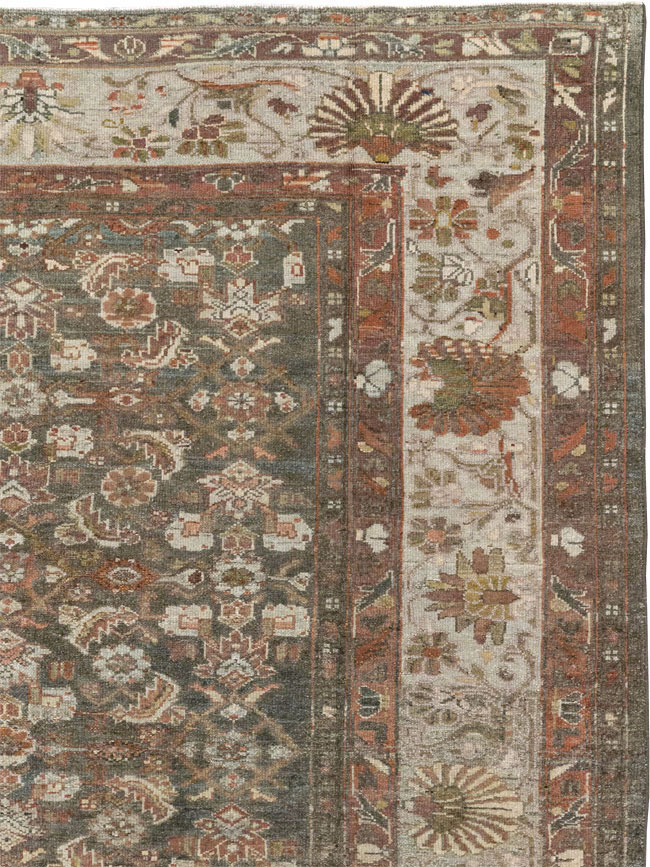 Antique Persian Malayer Gallery Carpet, No.20686 - Gss