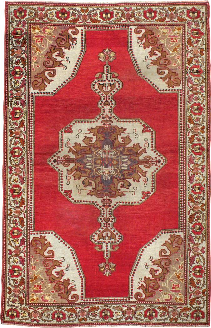 Vintage Turkish Oushak Rug, No.20696 - Gss