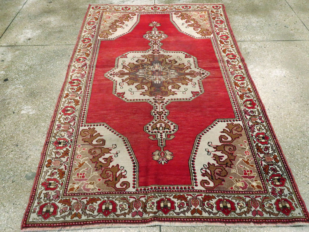 Vintage Turkish Oushak Rug, No.20696 - Gss