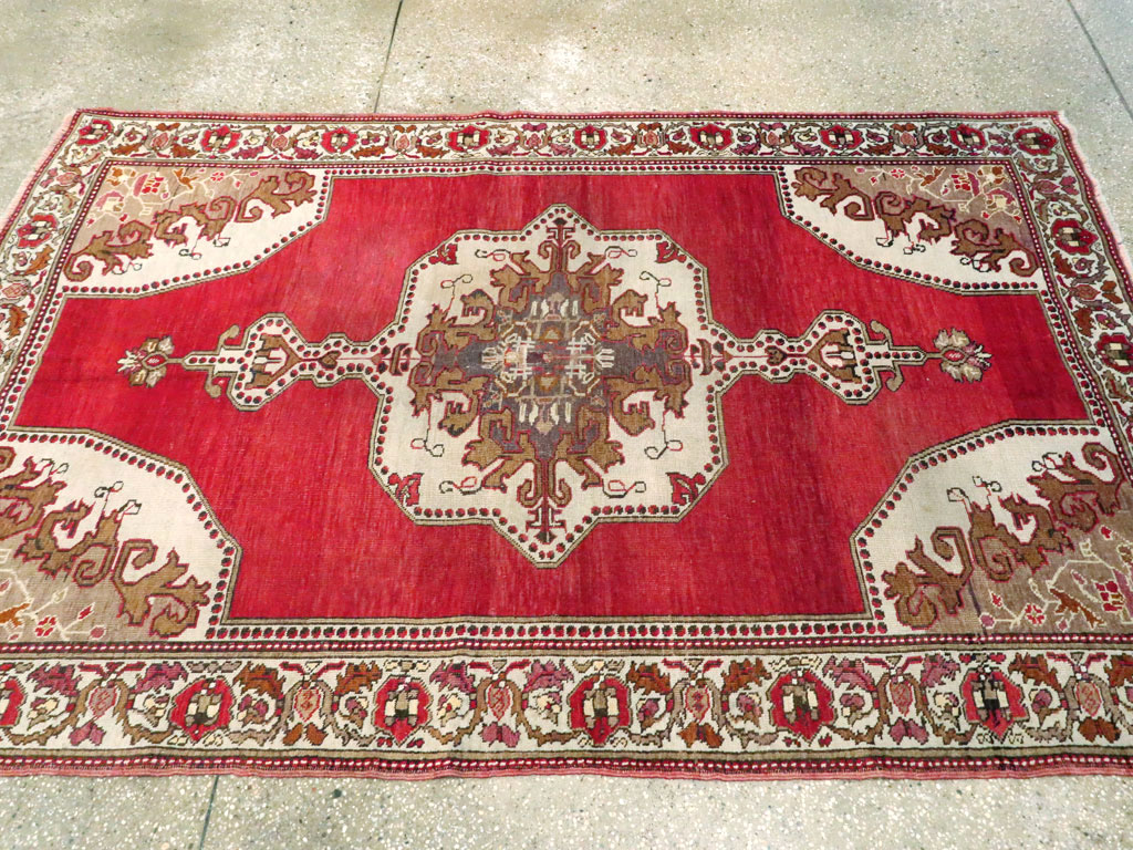 Vintage Turkish Oushak Rug, No.20696 - Gss