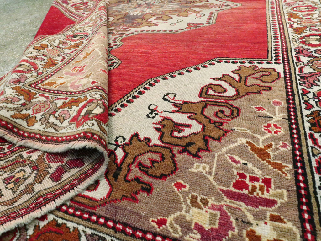 Vintage Turkish Oushak Rug, No.20696 - Gss
