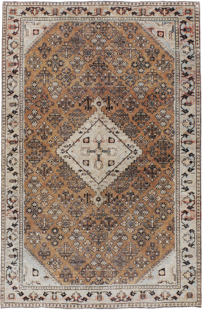 Vintage Persian Joshegan Rug, No.20699 - Gss