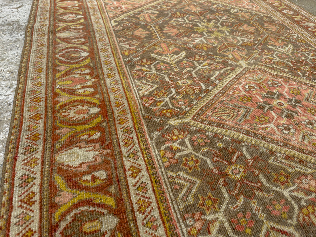 Vintage Persian Malayer Accent Rug, No.20703 - Gss