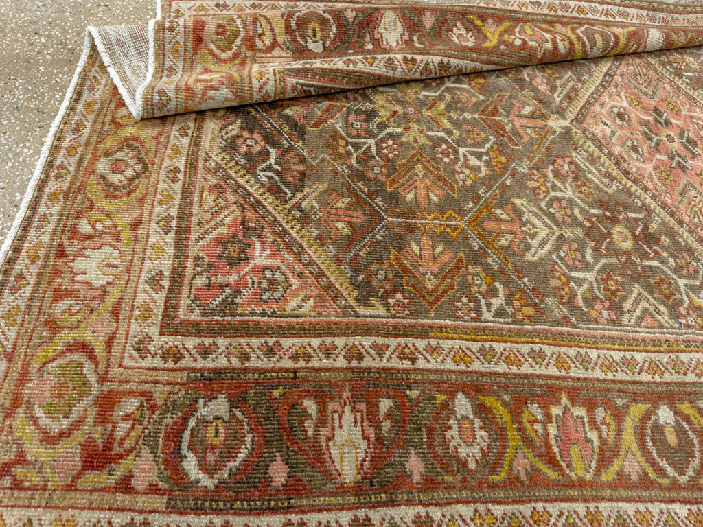 Vintage Persian Malayer Accent Rug, No.20703 - Gss