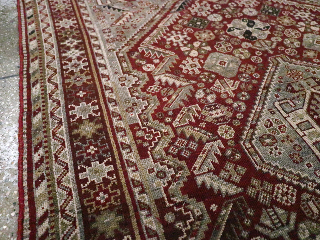 Antique Persian Qashqai Rug, No.20704 - Gss