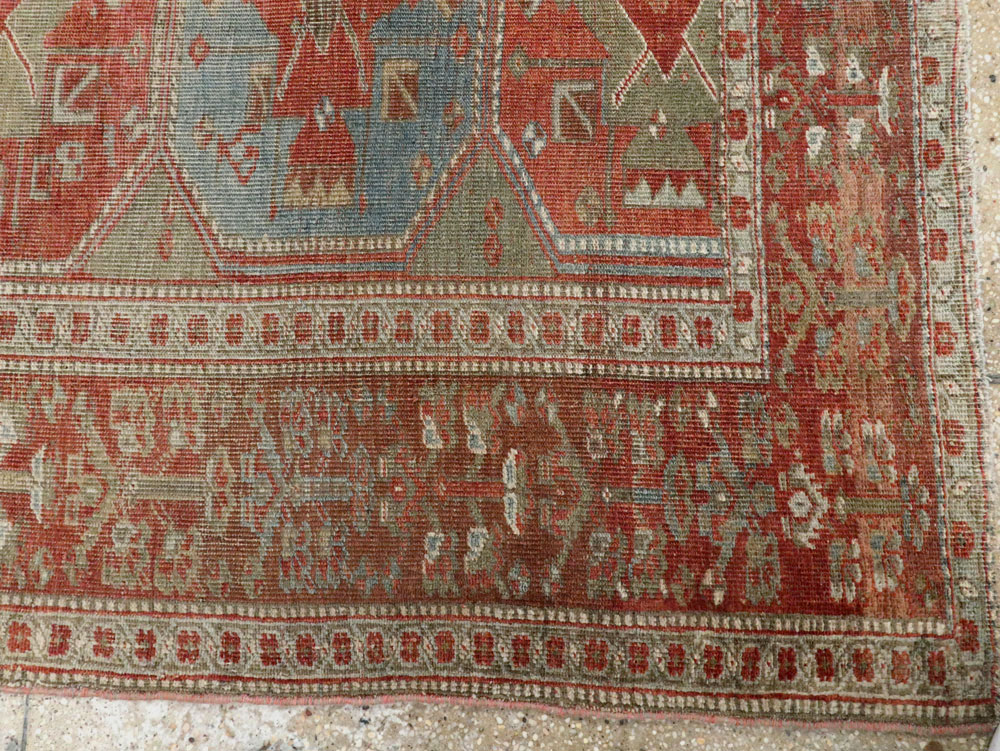 Antique Persian Kurd Bidjar Rug, No.20709 - Gss