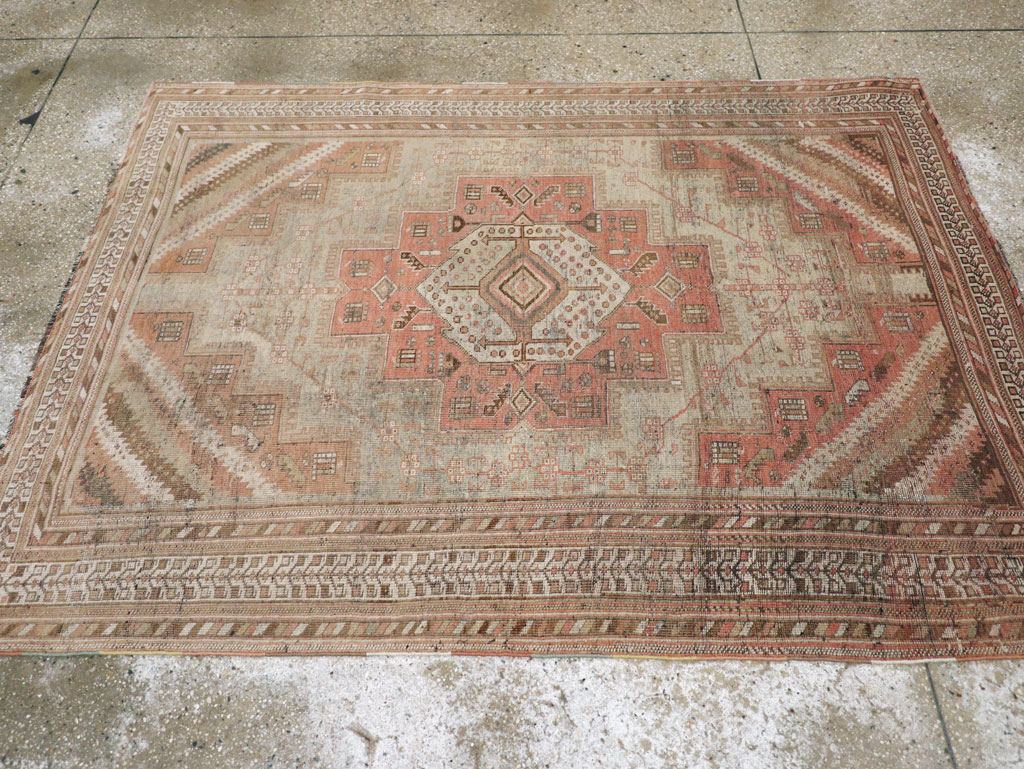 Vintage Persian Afshar Rug, No.20711 - Gss