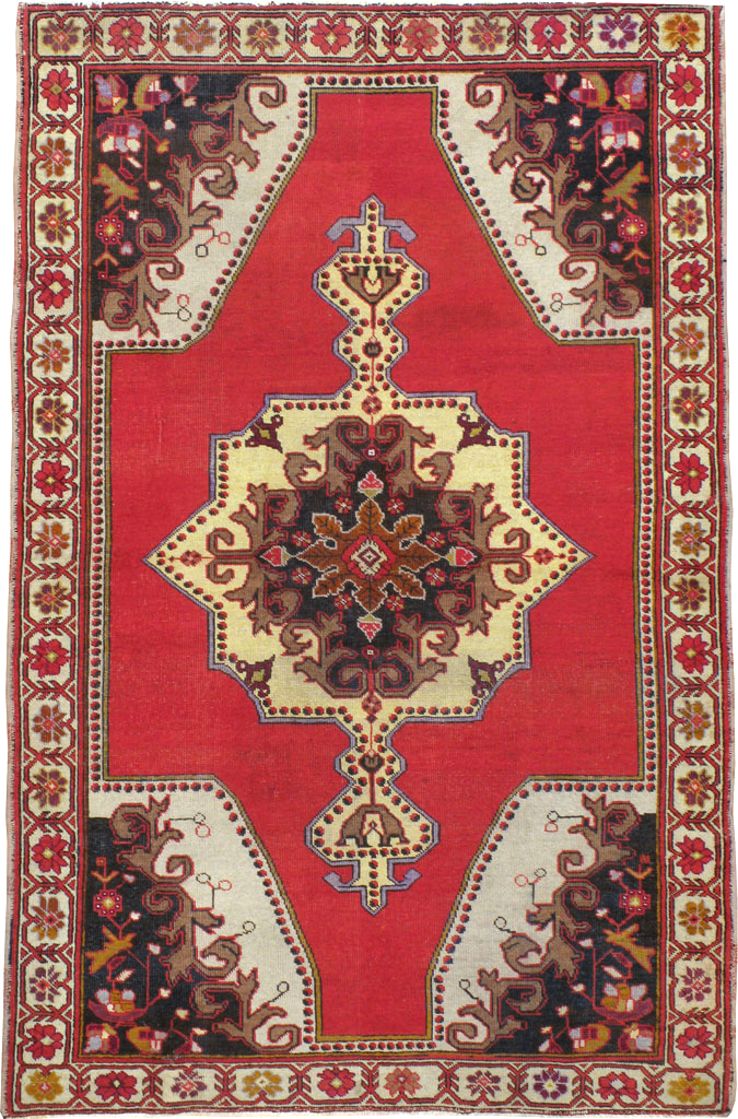 Vintage Turkish Oushak Rug, No.20732 - Gss