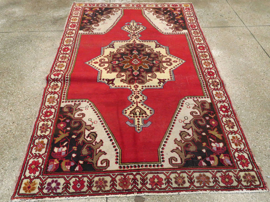 Vintage Turkish Oushak Rug, No.20732 - Gss
