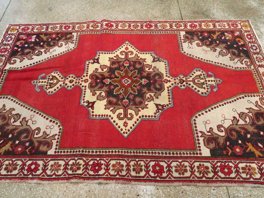 Vintage Turkish Oushak Rug, No.20732 - Gss