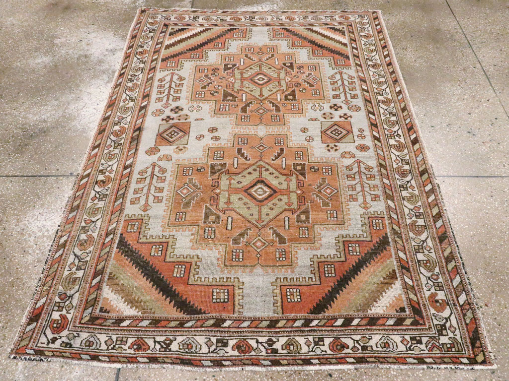Vintage Persian Afshar Rug, No.20747 - Gss