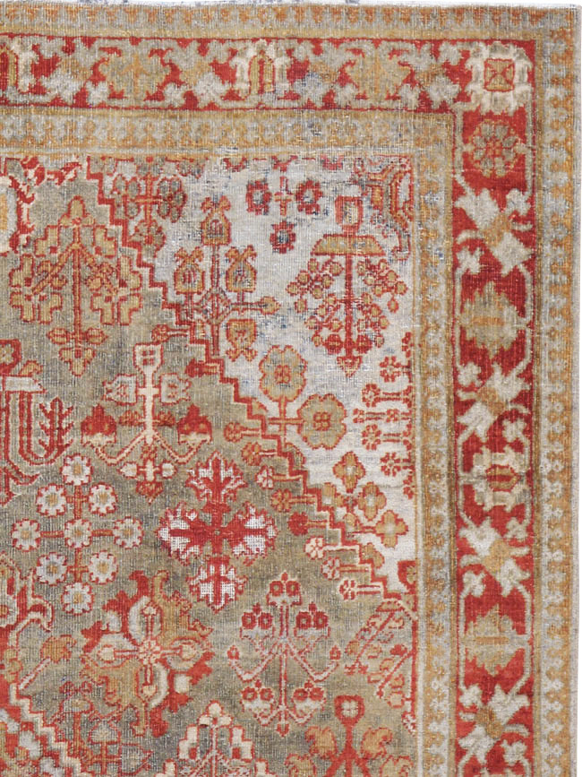 Vintage Persian Joshegan Rug, No.20759 - Gss
