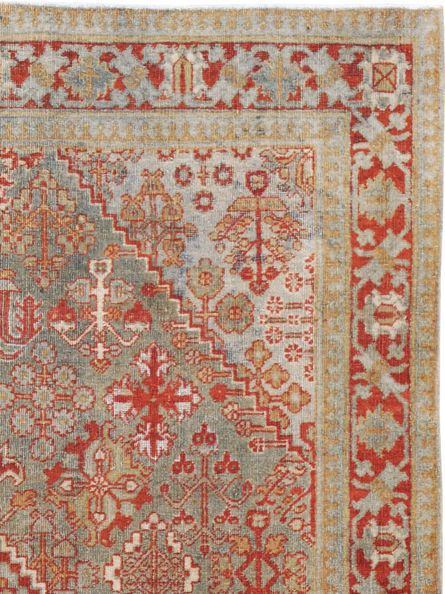 Vintage Persian Joshegan Rug, No.20759 - Gss