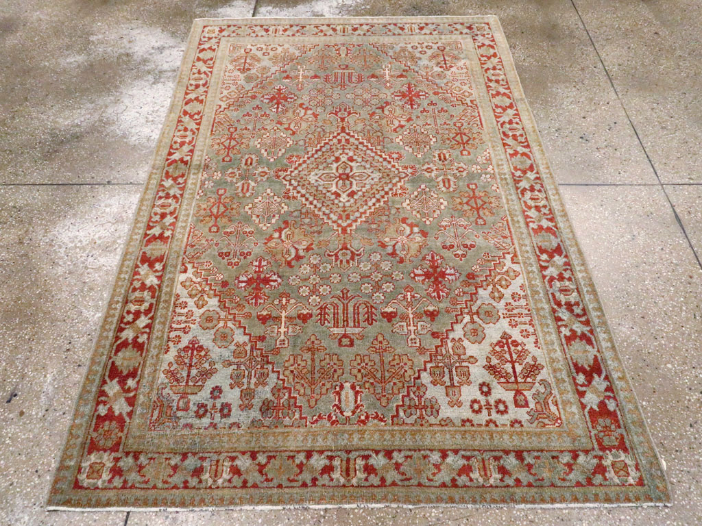 Vintage Persian Joshegan Rug, No.20759 - Gss