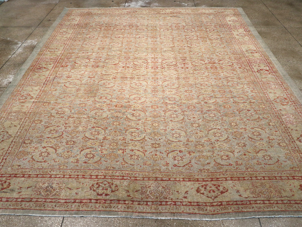 Antique Persian Mahal Square Carpet, No.20765 - Gss