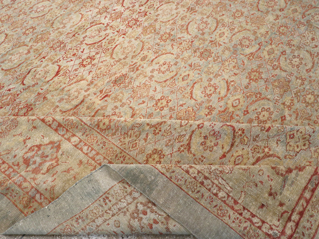 Antique Persian Mahal Square Carpet, No.20765 - Gss