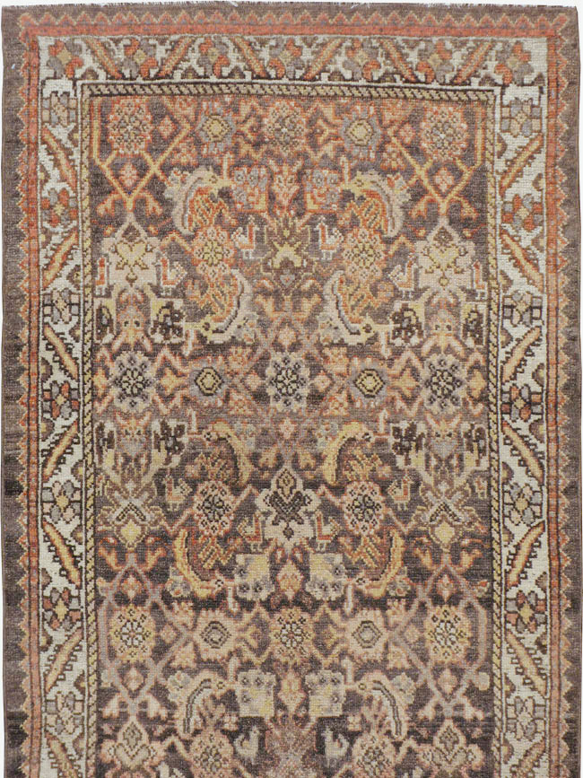 Vintage Persian Kurdish Runner, No.20778 - Gss