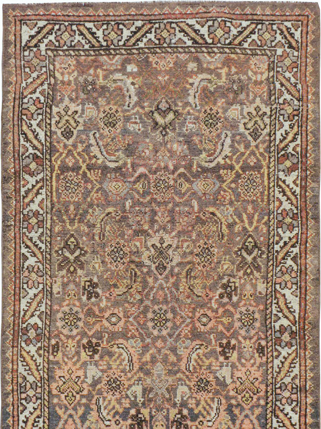 Vintage Persian Kurdish Runner, No.20778 - Gss