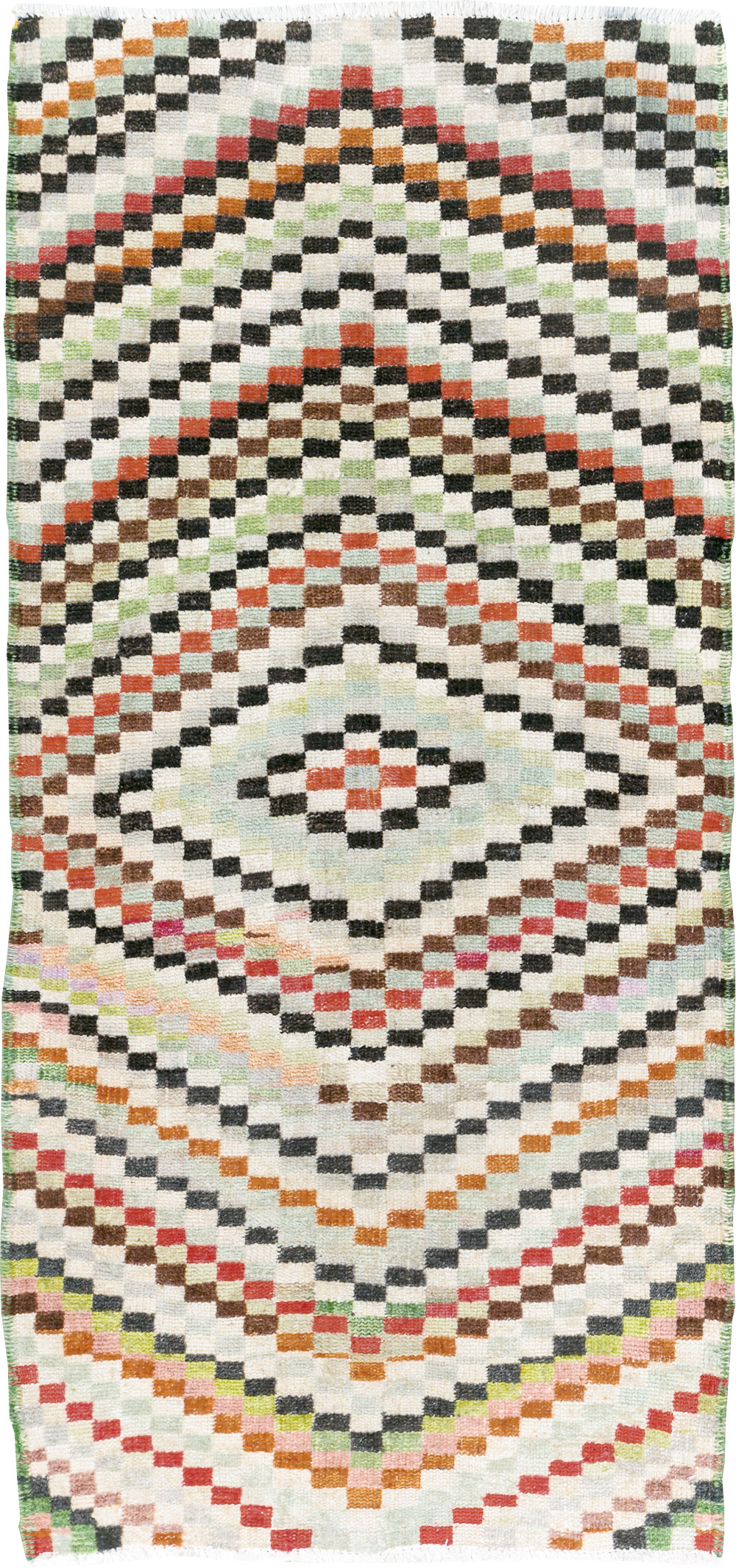 Vintage Deco Style Anatolian Rug, No.20808 - Gss