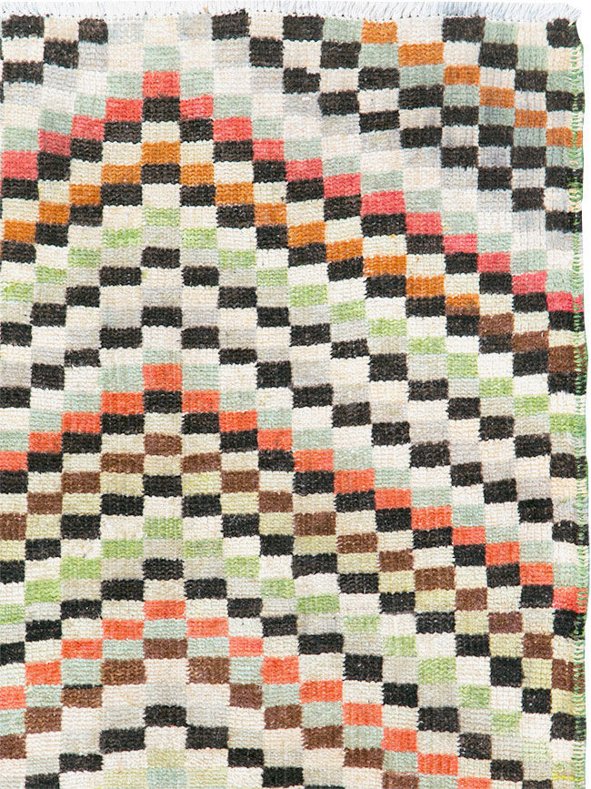 Vintage Deco Style Anatolian Rug, No.20808 - Gss