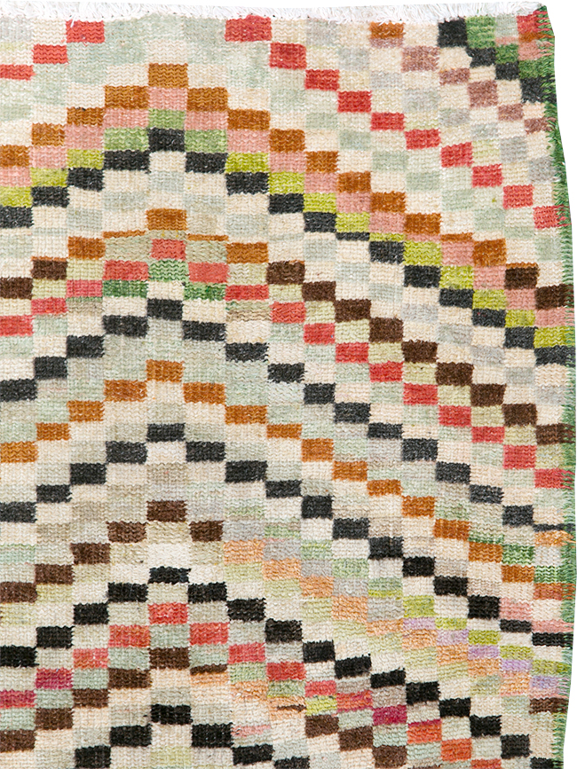 Vintage Deco Style Anatolian Rug, No.20808 - Gss