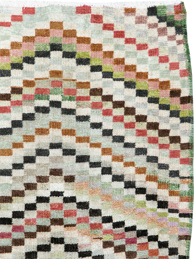 Vintage Deco Style Anatolian Rug, No.20808 - Gss