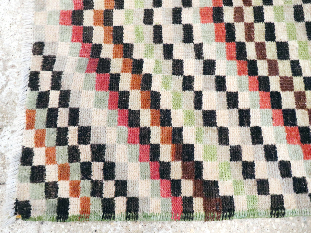 Vintage Deco Style Anatolian Rug, No.20808 - Gss