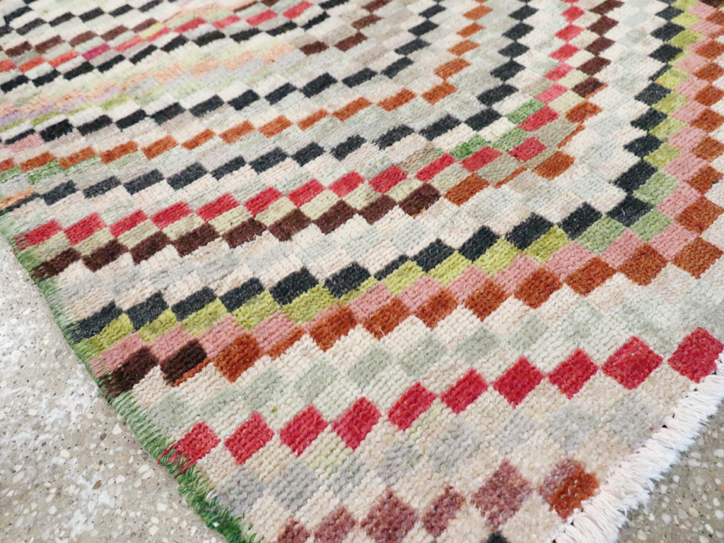 Vintage Deco Style Anatolian Rug, No.20808 - Gss