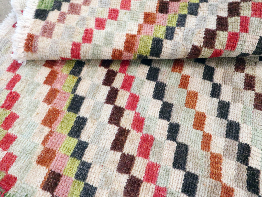 Vintage Deco Style Anatolian Rug, No.20808 - Gss