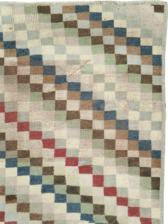 Vintage Turkish Anatolian Distressed Rug, No.20830 - Gss