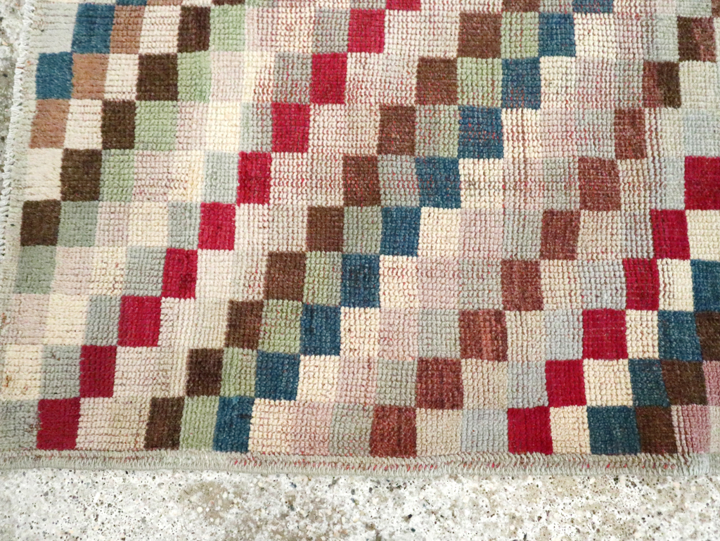 Vintage Turkish Anatolian Distressed Rug, No.20830 - Gss