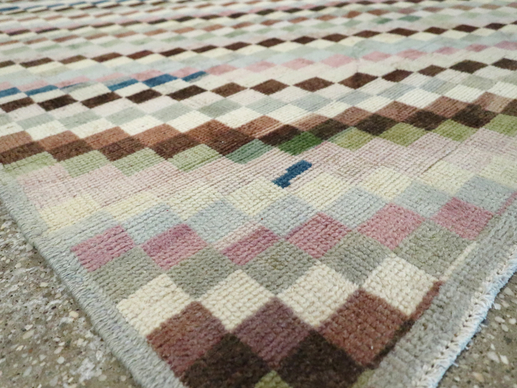 Vintage Turkish Anatolian Distressed Rug, No.20830 - Gss