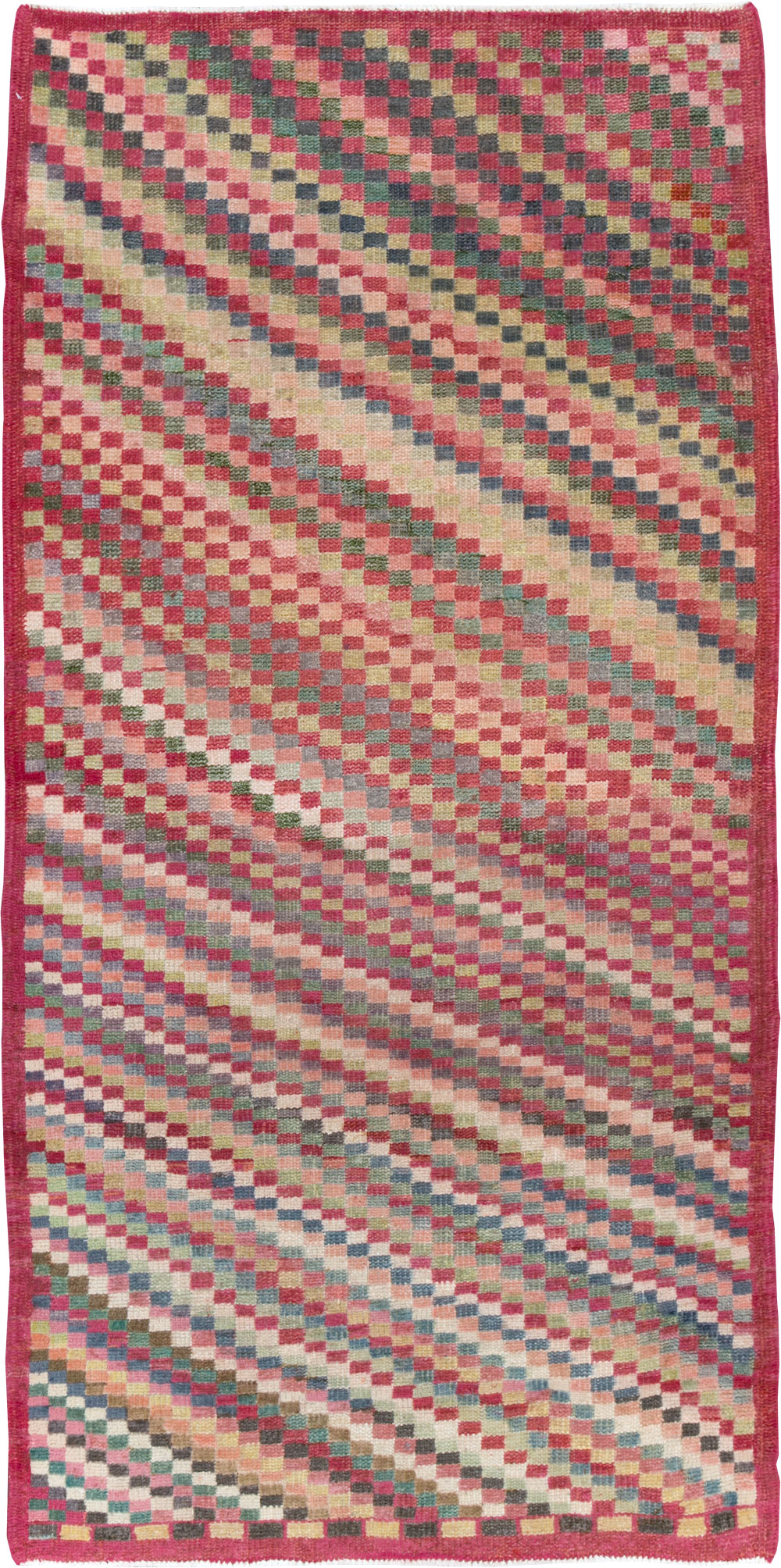 Vintage Turkish Anatolian Throw Rug, No.20843 - Gss
