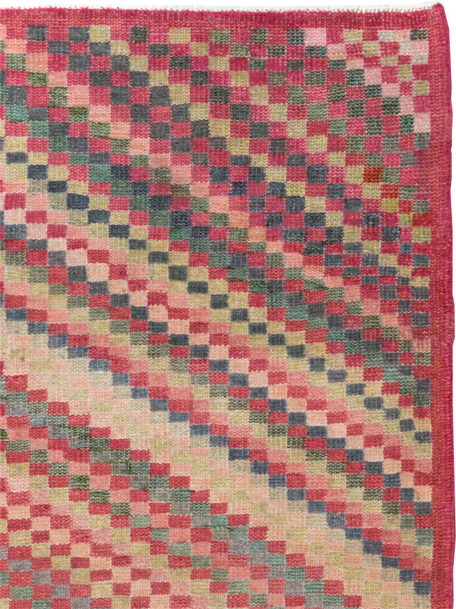 Vintage Turkish Anatolian Throw Rug, No.20843 - Gss