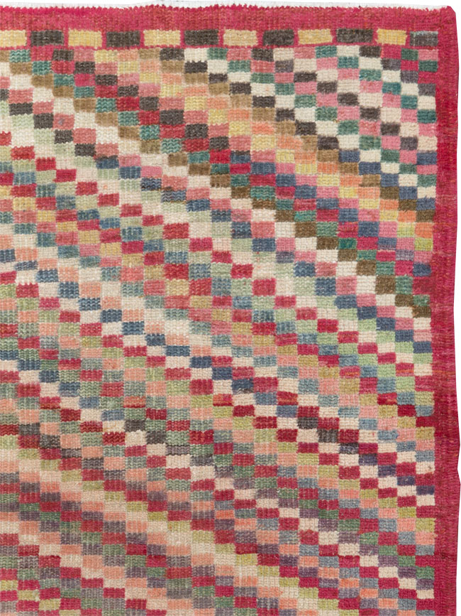 Vintage Turkish Anatolian Throw Rug, No.20843 - Gss