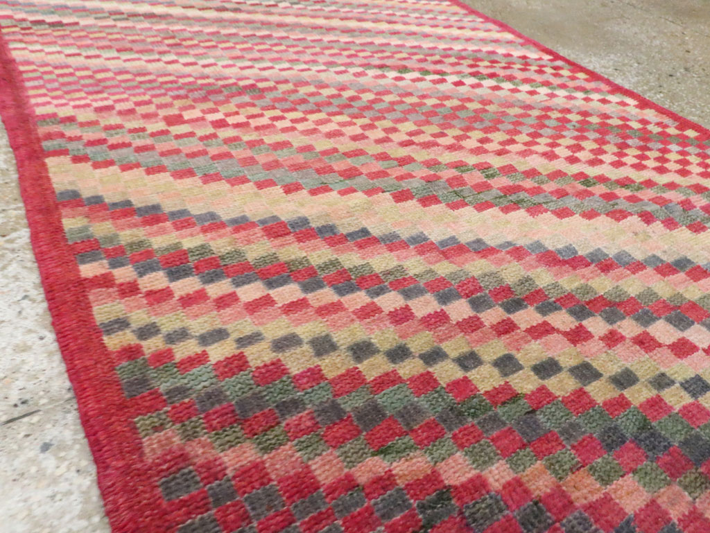 Vintage Turkish Anatolian Throw Rug, No.20843 - Gss