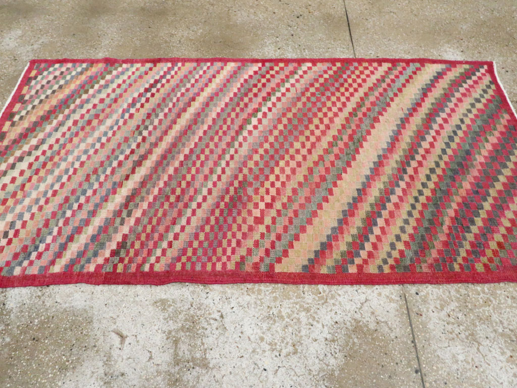 Vintage Turkish Anatolian Throw Rug, No.20843 - Gss