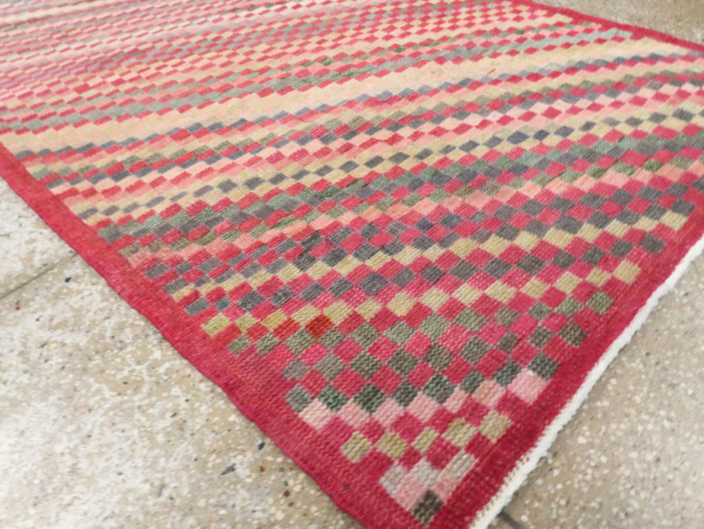 Vintage Turkish Anatolian Throw Rug, No.20843 - Gss