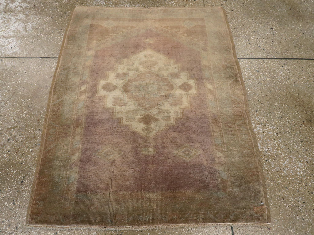 Antique Turkish Oushak Rug, No.20881 - Gss