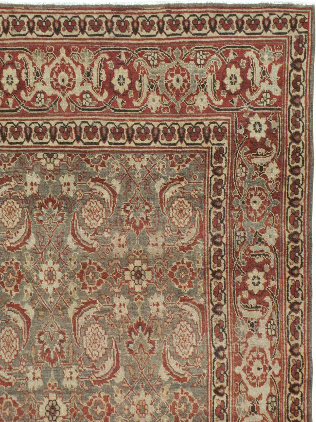 Antique Persian Tabriz Rug, No.20887 - Gss
