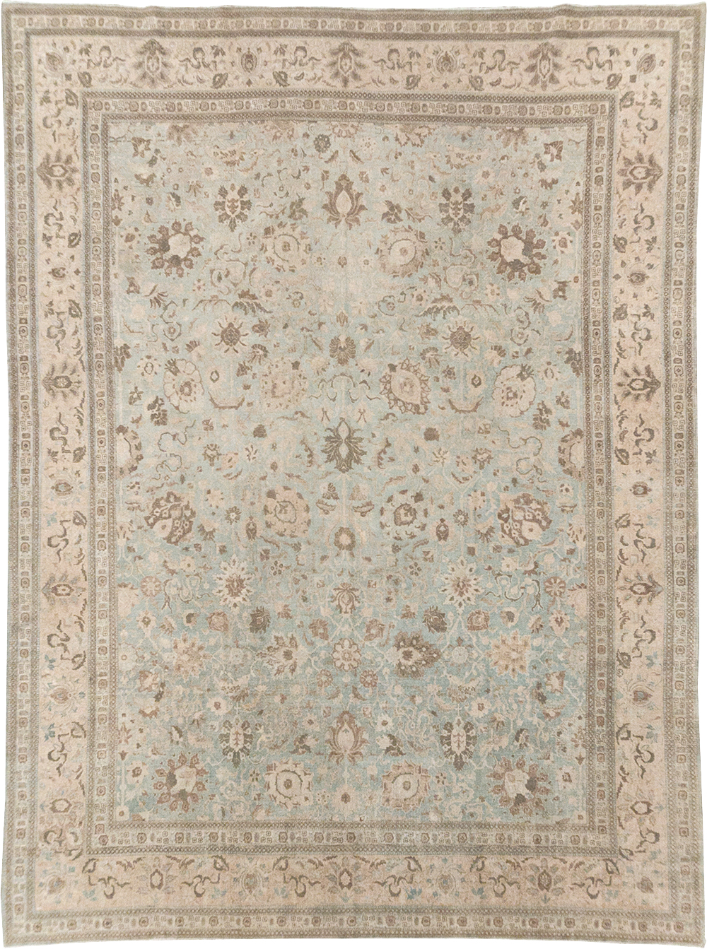 Antique Persian Tabriz Room Size Carpet, No.20909 - Gss