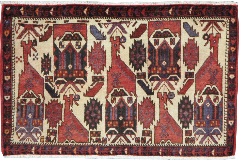 Vintage Persian Afshar Rug, No.20916 - Gss