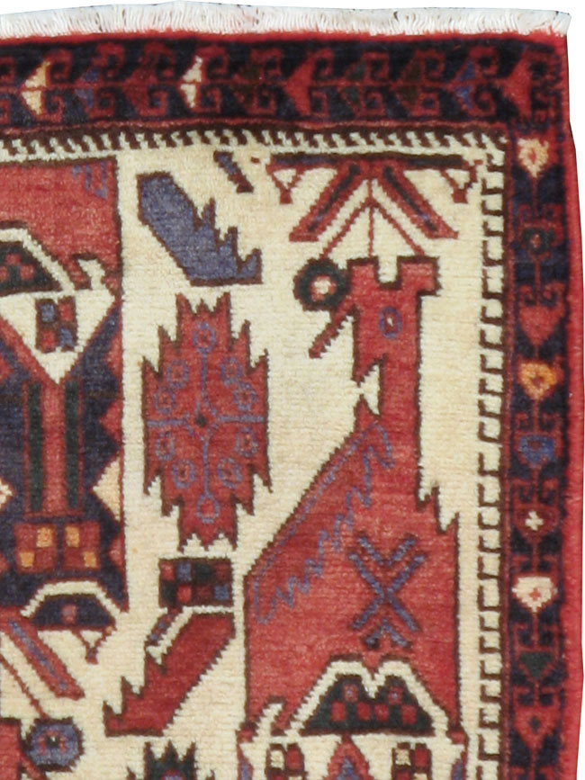 Vintage Persian Afshar Rug, No.20916 - Gss