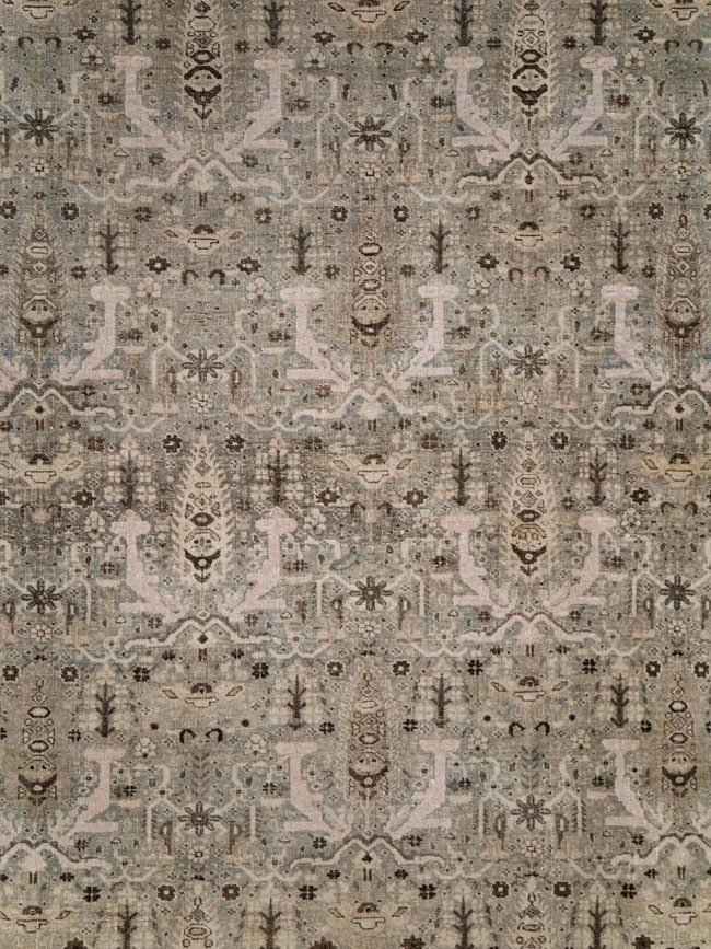 Antique Persian Tabriz Large Room Size Carpet, No.20921 - Gss