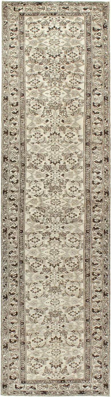Vintage Persian Malayer Runner, No.20922 - Gss
