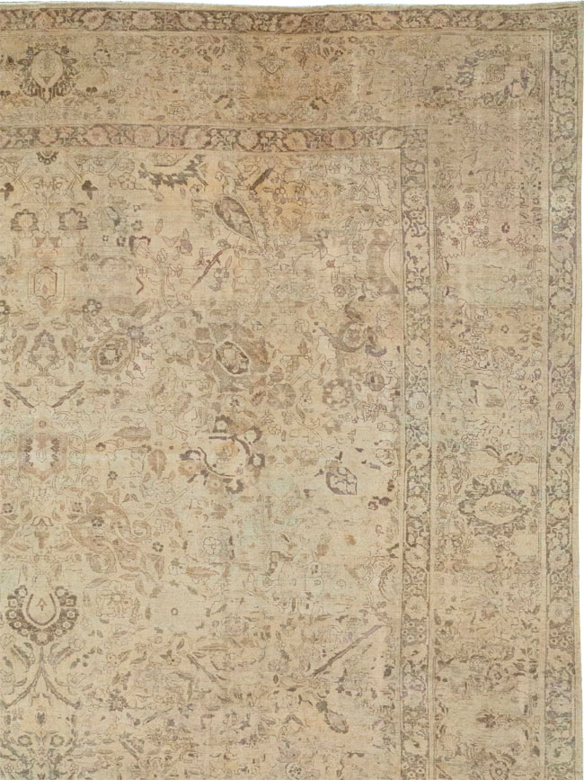 Antique Persian Tabriz Oversize Carpet, No.20929 - Gss