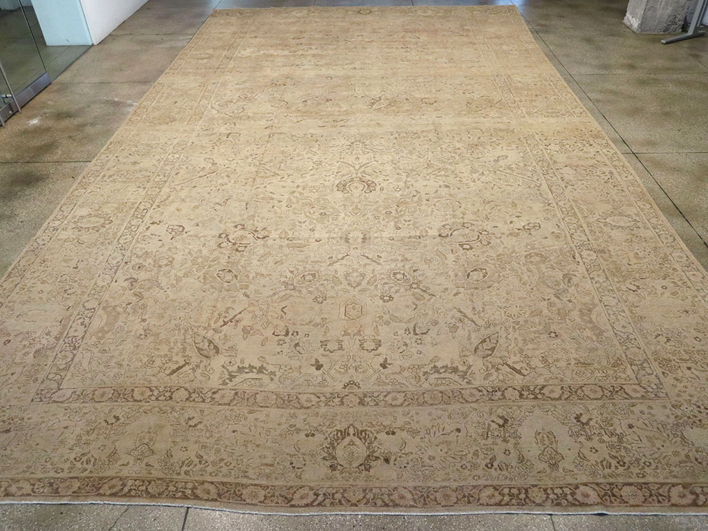 Antique Persian Tabriz Oversize Carpet, No.20929 - Gss