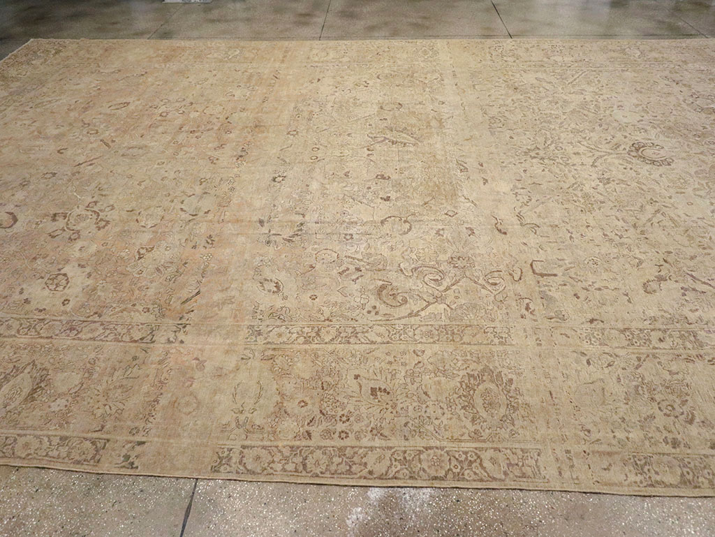 Antique Persian Tabriz Oversize Carpet, No.20929 - Gss
