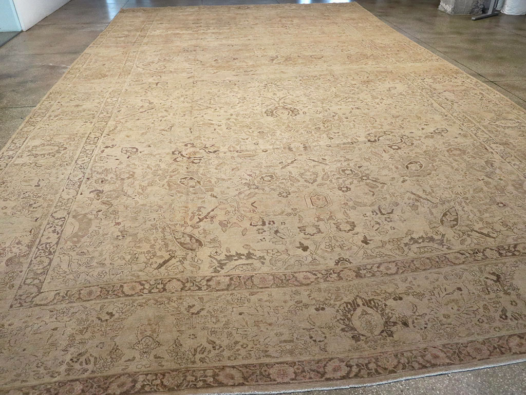 Antique Persian Tabriz Oversize Carpet, No.20929 - Gss