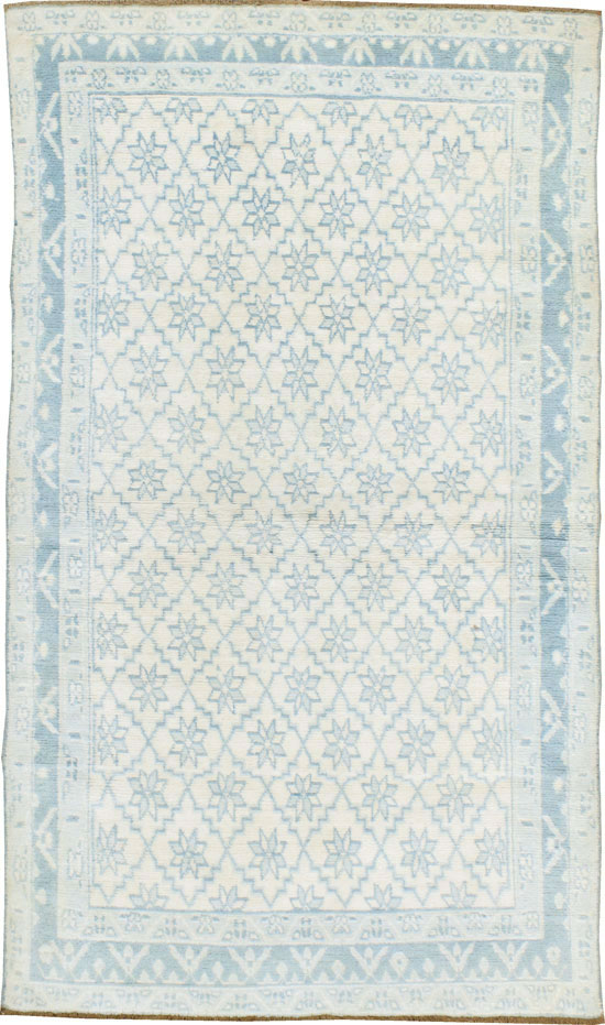 Vintage Indian Cotton Agra Rug, No.20934 - Gss